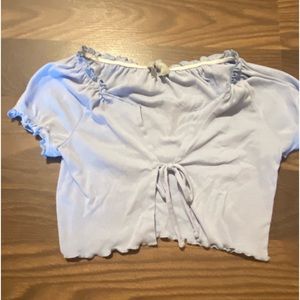 juniors purple crop cover up